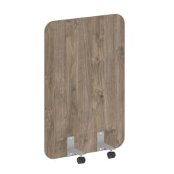 Перегородка на металлических опорах, на роликах Р-лине  ДП.Р-80-120 Тиквуд Темный / R-line DP.R-80-120