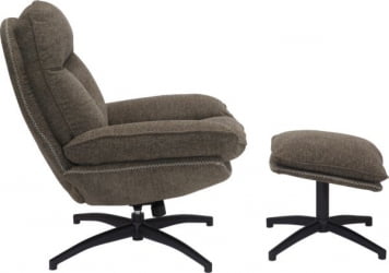 Кресло-реклайнер Еверпроф Лиме Ткань Темно-коричневый / Everprof Lime