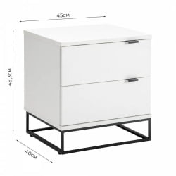 Тумба дизайнерская CИТЙ 40095582х Белый / CITY 40095582h