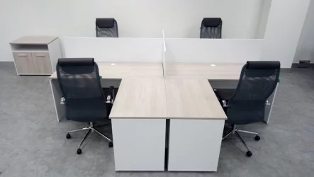 Офисная перегородка Дека 8.12.07 Белый (без крепления) / Deka