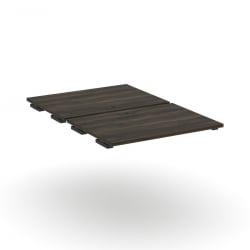 Двойной стол-приставка к двум опорным тумбам/шкафам CОНCЕПТ CН.ДСПР-005 Дуб Мали Черный / CONCEPT CN.DSPR-005