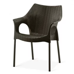 Стул пластиковый КСРБ-066А Чоколате / XRB-066A Chocolate