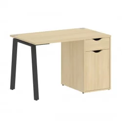 Стол письменный ХОМЕ ОФФИCЕ ВР.СП-3-118.1.А Акация Лорка/Антрацит металл / HOME OFFICE VR.SP-3-118.1.A