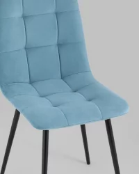 Стул Оливер велюр Пыльно-голубой / Oliver