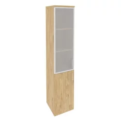 Шкаф высокий узкий левый ОНИКС О.СУ-1.2Р(Л) Тиквуд Светлый / ONIX O.SU-1.2R(L)