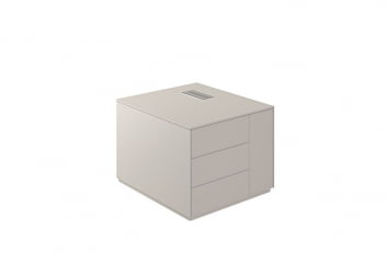 Тумба опорная 800 правая Атлас НЗ-0232.ГС.ГС.Р Серый камень / Atlas NZ-0232.GS.GS.R