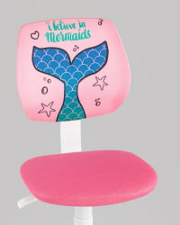 Кресло компьютерное детское ЛОЛО Мермаид Таил пластик белый / Mermaid Tail