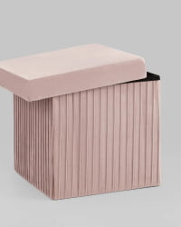 Пуф складной с ящиком Сторе Скуаре Пыльно-розовый / Store Square
