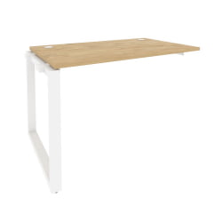 Наборный элемент рабочей станции на О-образном м/к ОНИКС О.МО-1.НРС-2.7 Тиквуд Светлый/Белый / ONIX O.MO-1.NRS-2.7