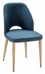 Стул Ледгер синий/нат.дуб / Ledger