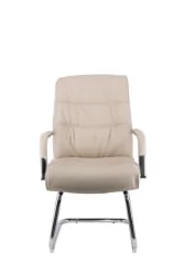 Кресло для посетителей Бонд CФ экокожа Бежевый / Bond CF