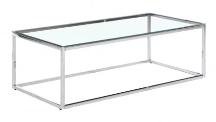 Журнальный стол ТАУН 120кс60 Серебро / 120x60