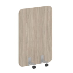 Перегородка на металлических опорах, на роликах Р-лине  ДП.Р-80-120 Дуб Аттик / R-line DP.R-80-120