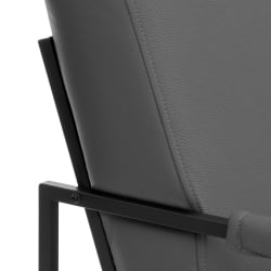 Диван Чарли ЛУКС Д/Чарли Люкс экокожа , Шарп Графит / Charli LUX Sharp