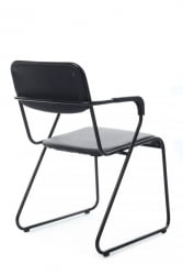 Кресло Никс Плус РCХ ОМКЛ-03Б Черный/Металл Черный / Nix Plus RCH OMKL-03B