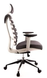 Эргономичное кресло Ерго Блаcк ткань Серый / Ergo Black