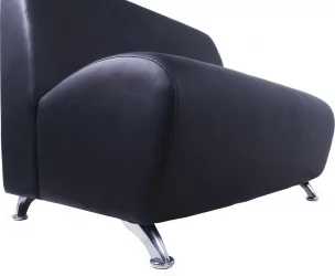 Диван Интер хром 2х местный Еуролине 907 / Euroline