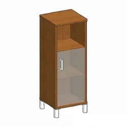 Стеллаж стекло тонированное В421.5 Л Орех Даллас / L