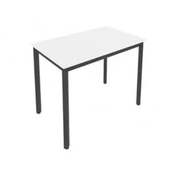 Стол письменный на металлокаркасе СЛИМ СЙСТЕМ С.СП-3.1 Белый-Антрацит / SLIM SYSTEM