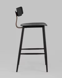 Стул полубарный АНТ (Б) пластиковый Черный / ANT