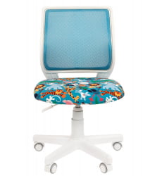 Детский стул Чаирман ТИН (Кидс) 112 белый пластик зоопарк/ТВ-34 / Chairman (Kids) зоопарк/TW-34