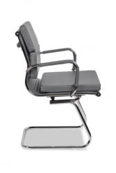 Кресло для посетителей Коллеге CЛГ-630 ЛКСХ-C Грей / College CLG-630 LXH-C Grey