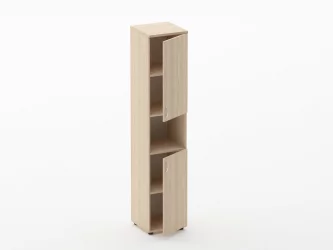 Шкаф высокий закрытый с нишей Твин 16.16.15Пр Туя / Twin