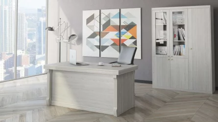 Комплект мебели для кабинета руководителя Берн 10 Светлый дуб / Bern