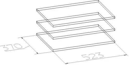 Полки Шерлоcк 72 Дуб Сонома / Sherlock