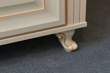 Комплект мебели для спальни Марлен №6 Кремовый белый Патина