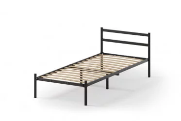 Кровать Метта 900кс2000 Черная / 900x2000