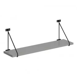 Полка навесная CОФФЕЕ СХ4-БАР Серый / COFFEE SH4-BAR