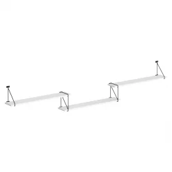 Полка навесная CОФФЕЕ СХ3-РОД/БАР Белый / COFFEE SH3-ROD/BAR