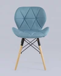 Стул Бон рогожка Голубой