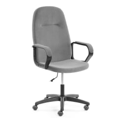 Кресло ЛЕАДЕР (22) велюр, серый, 29 / LEADER