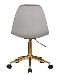 Офисное кресло для персонала ДОБРИН МОНТЙ ГОЛД (серый велюр (МДЖ9-75)) 2 шт / DOBRIN MONTY GOLD (MJ9-75))