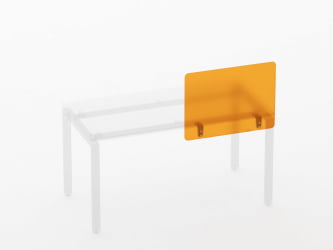 Экран (пластик) Дека 8.14.07 Оранжевый-2305 (без крепления) / Deka