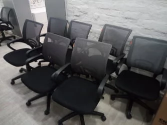 Кресло оператора CХАИРМАН 696 Черный пластик (блаcк) серый / CHAIRMAN (black)