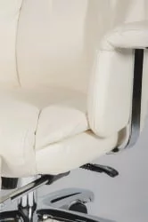 Кресло офисное Парламент Х-2021-70-5 иворй леатхер Слоновая кость / H-2021-70-5 ivory leather