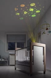 Кроватка 120кс60 с ЛЕД-подсветкой Микуна Магиc Мум Релакс Ватер воод/Вхите / 120x60 LED-подсветкой Micuna Magic Mum Relax Water wood/White