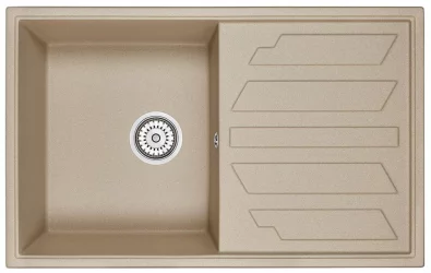 Кухонная мойка ГРАНУЛА 8002 Песок / GRANULA