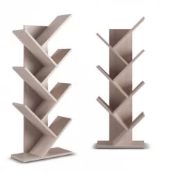 Стойка для книг Акцент СК-5 (5 полок) Ясень шимо светлый