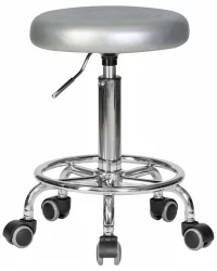 Табурет мастера ДОБРИН БИЛЛЙ Серебряный / DOBRIN BILLY