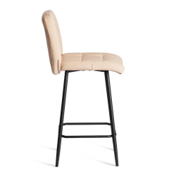 Полубарный стул Медео/Медео экокожа , бежевый, 42х56х102 см / Medeo/Медео