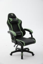 Кресло спортивное ТопЧаирс Шадов черно-зеленый / TopChairs Shadow