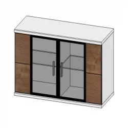 Шкаф для посуды Корано Бм.Кор-05 ольха