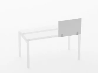 Офисная перегородка Дека 8.12.06 Белый (без крепления) / Deka