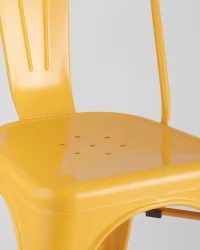Стул ТОЛИКС с высокой спинкой Желтый глянцевый / TOLIX