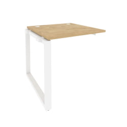 Наборный элемент рабочей станции на О-образном м/к ОНИКС О.МО-1.НРС-0.8 Тиквуд Светлый/Белый / ONIX O.MO-1.NRS-0.8