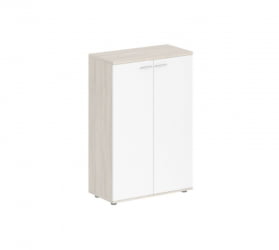 Шкаф средний Сигма СГ.803.ОЛ.ВХ Дуб светлый Белый / Sigma SG.803.OL.WH